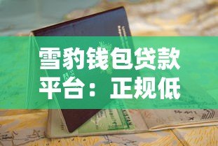 雪豹钱包贷款平台:正规低息贷款快速申请指南 雪豹钱包贷款平台:正规低息贷款快速申请指南