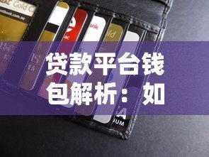 贷款平台钱包解析：如何安全借贷及选择可靠平台