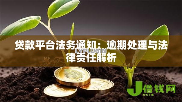 贷款平台法务通知：逾期处理与法律责任解析