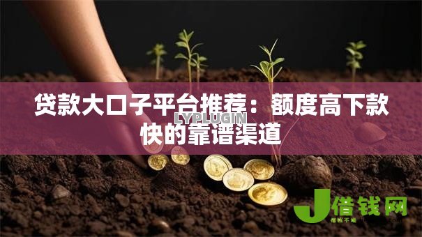 贷款大口子平台推荐：额度高下款快的靠谱渠道