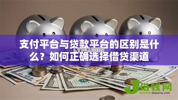 支付平台与贷款平台的区别是什么?如何正确选择借贷渠道 支付平台与贷款平台的区别是什么?如何正确选择借贷渠道