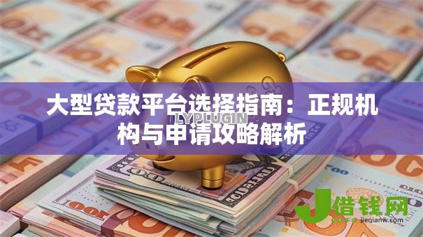 大型贷款平台选择指南：正规机构与申请攻略解析