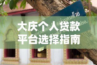 大庆个人贷款平台选择指南:正规渠道与避坑技巧 大庆个人贷款平台选择指南:正规渠道与避坑技巧