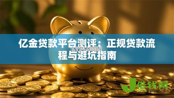 亿金贷款平台测评：正规贷款流程与避坑指南