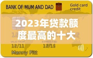 2023年贷款额度最高的十大平台推荐及提额技巧