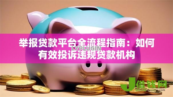 举报贷款平台全流程指南:如何有效投诉违规贷款机构 举报贷款平台全流程指南:如何有效投诉违规贷款机构