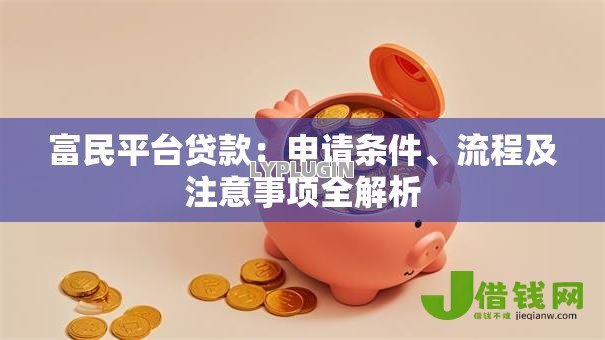 富民平台贷款：申请条件、流程及注意事项全解析
