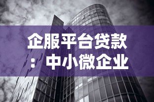 企服平台贷款：中小微企业快速融资的10大核心指南