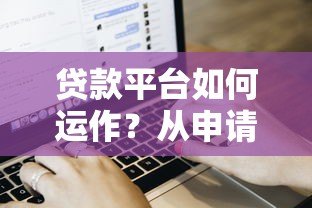 贷款平台如何运作？从申请到放款全流程深度解析