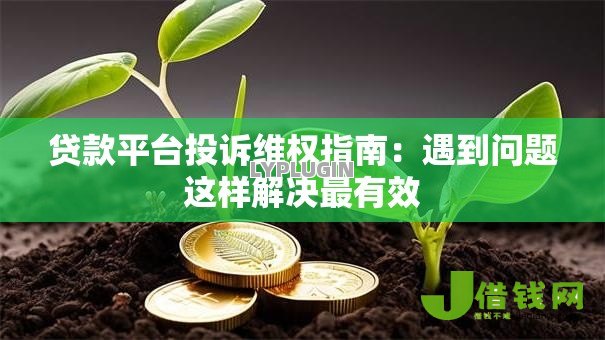 贷款平台投诉维权指南:遇到问题这样解决最有效 贷款平台投诉维权指南:遇到问题这样解决最有效