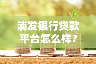 浦发银行贷款平台怎么样?产品类型、申请流程、注意事项全解析 浦发银行贷款平台怎么样?产品类型、申请流程、注意事项全解析