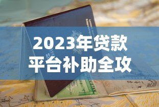 2023年贷款平台补助全攻略:申请技巧与避坑指南 2023年贷款平台补助全攻略:申请技巧与避坑指南