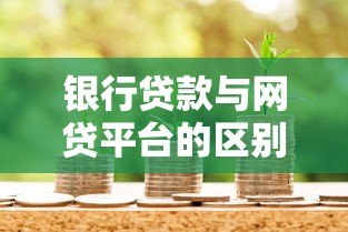 银行贷款与网贷平台的区别及选择指南 银行贷款与网贷平台的区别及选择指南