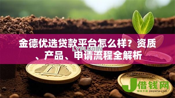 金德优选贷款平台怎么样？资质、产品、申请流程全解析