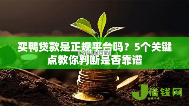 买鸭贷款是正规平台吗?5个关键点教你判断是否靠谱 买鸭贷款是正规平台吗?5个关键点教你判断是否靠谱