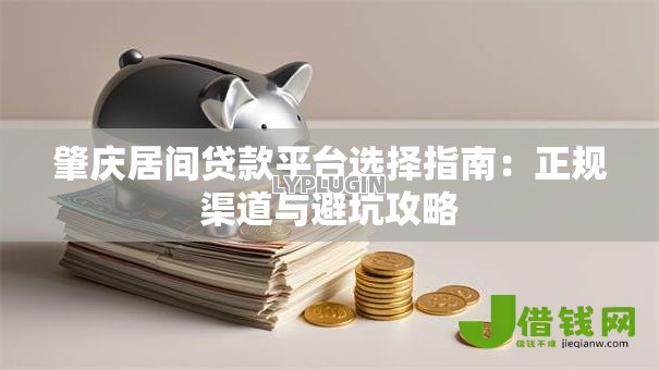 肇庆居间贷款平台选择指南：正规渠道与避坑攻略