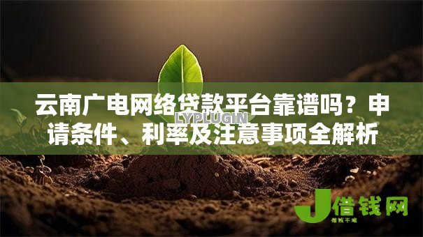 云南广电网络贷款平台靠谱吗？申请条件、利率及注意事项全解析