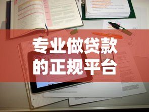专业做贷款的正规平台有哪些?这10家靠谱渠道必看 专业做贷款的正规平台有哪些?这10家靠谱渠道必看