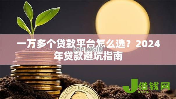 一万多个贷款平台怎么选？2024年贷款避坑指南