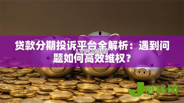 贷款分期投诉平台全解析：遇到问题如何高效维权？