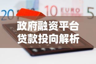 政府融资平台贷款投向解析：重点领域与风险管控