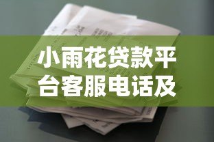 小雨花贷款平台客服电话及贷款申请全流程解析 小雨花贷款平台客服电话及贷款申请全流程解析
