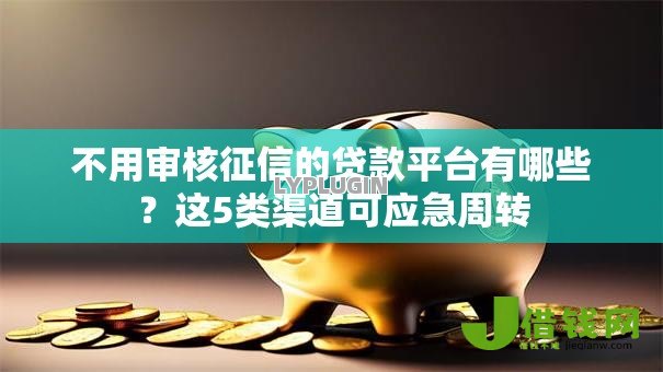 不用审核征信的贷款平台有哪些?这5类渠道可应急周转 不用审核征信的贷款平台有哪些?这5类渠道可应急周转