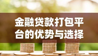 金融贷款打包平台的优势与选择指南
