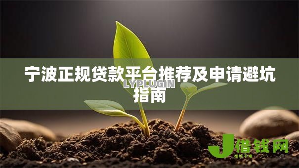 宁波正规贷款平台推荐及申请避坑指南 宁波正规贷款平台推荐及申请避坑指南