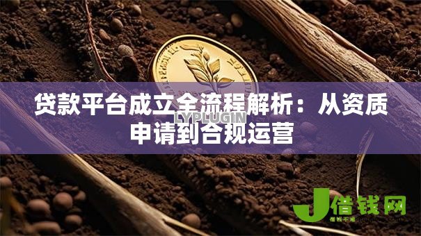 贷款平台成立全流程解析：从资质申请到合规运营
