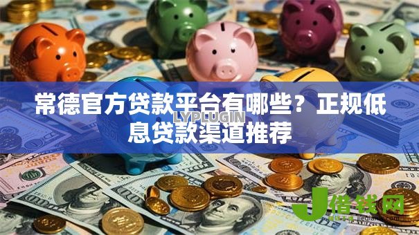 常德官方贷款平台有哪些？正规低息贷款渠道推荐