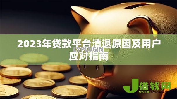 2023年贷款平台清退原因及用户应对指南 2023年贷款平台清退原因及用户应对指南