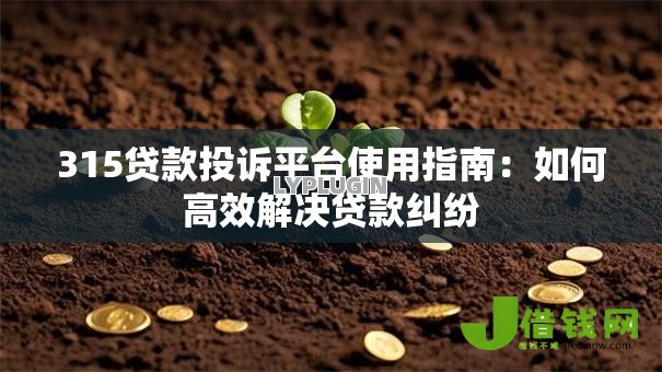 315贷款投诉平台使用指南:如何高效解决贷款纠纷 315贷款投诉平台使用指南:如何高效解决贷款纠纷