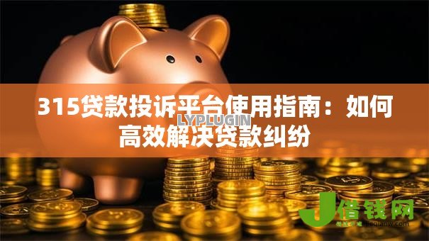 315贷款投诉平台使用指南:如何高效解决贷款纠纷 315贷款投诉平台使用指南:如何高效解决贷款纠纷