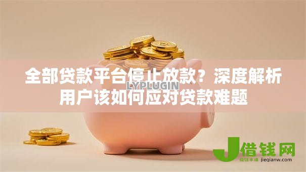 全部贷款平台停止放款?深度解析用户该如何应对贷款难题 全部贷款平台停止放款?深度解析用户该如何应对贷款难题