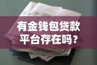 有金钱包贷款平台存在吗?全面解析其资质、利率与用户评价 有金钱包贷款平台存在吗?全面解析其资质、利率与用户评价