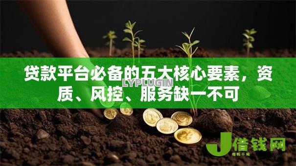 贷款平台必备的五大核心要素,资质、风控、服务缺一不可 贷款平台必备的五大核心要素,资质、风控、服务缺一不可