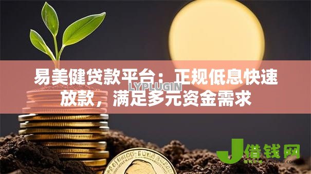 易美健贷款平台:正规低息快速放款,满足多元资金需求 易美健贷款平台:正规低息快速放款,满足多元资金需求