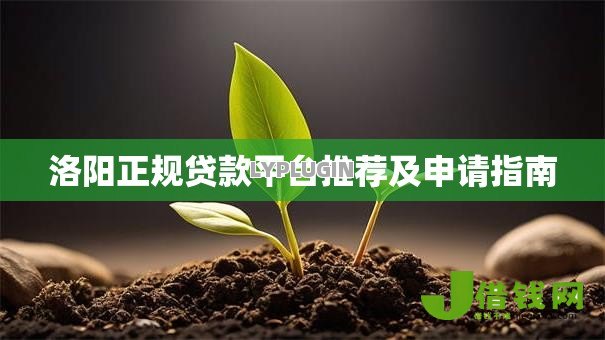 洛阳正规贷款平台推荐及申请指南 洛阳正规贷款平台推荐及申请指南