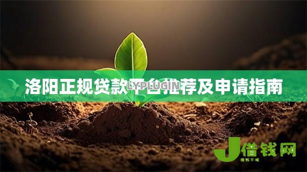 洛阳正规贷款平台推荐及申请指南 洛阳正规贷款平台推荐及申请指南