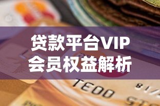 贷款平台VIP会员权益解析：如何选择最适合你的会员服务？