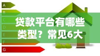 贷款平台有哪些类型?常见6大类平台解析 贷款平台有哪些类型?常见6大类平台解析
