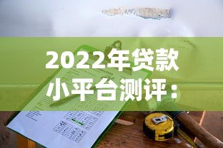 2022年贷款小平台测评：靠谱选择与避坑指南