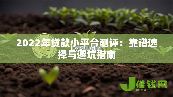 2022年贷款小平台测评：靠谱选择与避坑指南