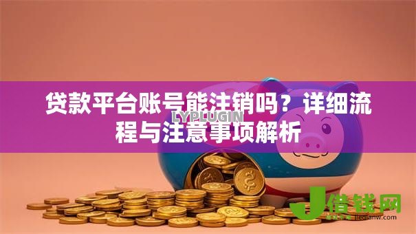 贷款平台账号能注销吗?详细流程与注意事项解析 贷款平台账号能注销吗?详细流程与注意事项解析