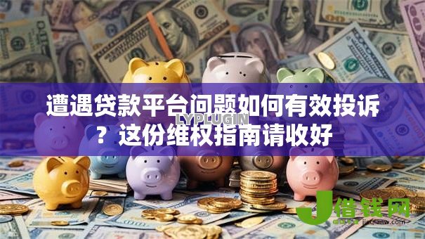 遭遇贷款平台问题如何有效投诉？这份维权指南请收好
