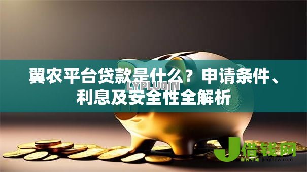 翼农平台贷款是什么？申请条件、利息及安全性全解析