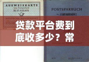 贷款平台费到底收多少?常见收费项目及避坑指南解析 贷款平台费到底收多少?常见收费项目及避坑指南解析