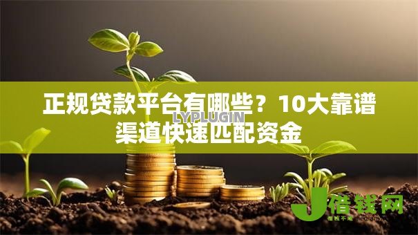 正规贷款平台有哪些?10大靠谱渠道快速匹配资金 正规贷款平台有哪些?10大靠谱渠道快速匹配资金