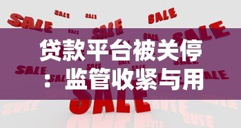 贷款平台被关停:监管收紧与用户如何应对 贷款平台被关停:监管收紧与用户如何应对